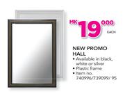 New Promo Hall In Black, White Or Silver-Each