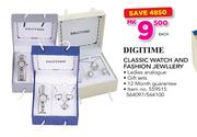 Digitime Classic Watch And Fashion Jewellery-Each