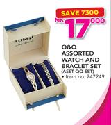 Q & Q Assorted Watch And Bracelet Set ASST QQ Set