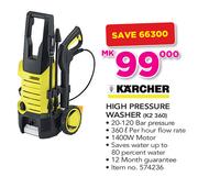 Karcher High Pressure Washer K2 360