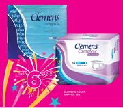 Clemens Adult Nappies 15's-Each