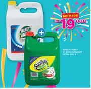Handy Andy 5Ltr And Sunlight Ultra Gel 5Ltr-For Both