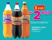 Refresh Soft Drink-3X2Ltr