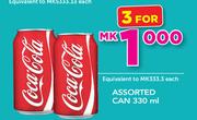 Coca Cola Assorted Can-3X330ml