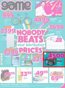 Game Namibia : Windhoek Nobody Beats Our Birthday (25 May - 31 May 2017), page 1