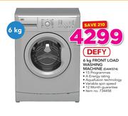 Defy 6Kg Front Load Washing Machine DAW374