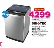 Sinotec 13Kg Top Load Washing Machine T1311LS