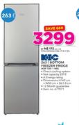 KIC 263Ltr Bottom Freezer Fridge KBF 525 1 ME
