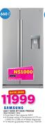 Samsung 660Ltr Side By Side Fridge With Water Dispenser RSA1WHMG1 XFA