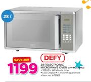 Defy 28Ltr Electronic Microwave Oven MW M2822MG