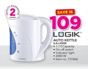 Logik 1.7Ltr Auto Kettle LAJ-200B