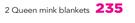 Always Home Queen Mink Blankets-For 2