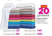 Glodina Face Clothes-For 2