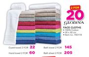 Glodina Guest Towel-For 2