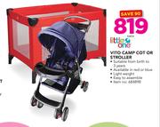 Little Vito Camp Cot Or Stroller