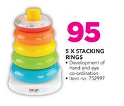 Babygro 5X Stacking Rings
