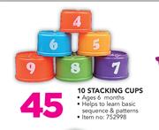 Babygro 10 Stacking Cups