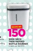 Snookums Wide Neck Twin Padded Bottle Warmer