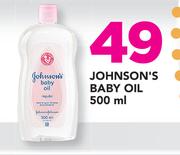 Johnson's Baby Oil-500ml