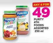 Purity 4th Foods Assorted-4X250ml