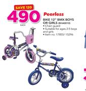 Peerless Bike 12" BMX Boys Or Girls BHA0010-Each