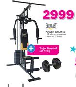 Everlast Power Gym 150 With Trojan Dumbell Set