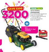 Trimtech 160cc Petrol Lawnmower With Free Trimtech 5Ltr Fuel Container