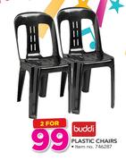 Buddi Plastic Chairs-For 2