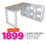 L-Shape Cube Desk