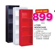 4 Tier Bookcase-Each