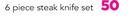 Mainstays 6 Piece Steak Knife Set