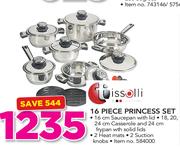 Tissolli 16 Piece Princess Set