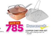 Homemark Copper Chef Pan Set