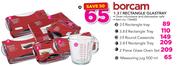 Borcam 2.8Ltr Rectangle Tray