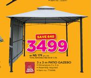 Out & About 3X3m Patio Gazebo