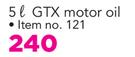 Castrol 5Ltr GTX Motor Oil