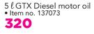  Castrol 5Ltr GTX Diesel Motor Oil