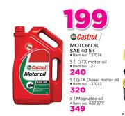  Castrol 5Ltr GTX Diesel Motor Oil
