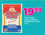 Rice King Long Grain Parboiled Rice-2Kg
