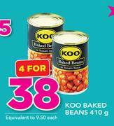 Koo Baked Beans-4X410gm