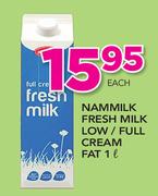 Nammilk Fresh Milk Low/Full Cream Fat-1Ltr