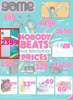 Game Namibia :Oshakati Nobody Beats Our Birthday (25 May - 31 May 2017), page 1