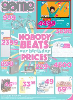 Game Namibia :Oshakati Nobody Beats Our Birthday (25 May - 31 May 2017), page 1