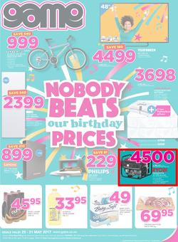 Game Namibia :Oshakati Nobody Beats Our Birthday (25 May - 31 May 2017), page 1