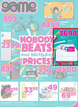 Game Namibia :Oshakati Nobody Beats Our Birthday (25 May - 31 May 2017), page 1