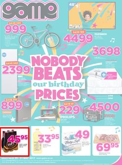 Game Namibia :Oshakati Nobody Beats Our Birthday (25 May - 31 May 2017), page 1