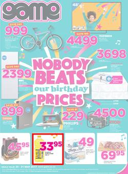 Game Namibia :Oshakati Nobody Beats Our Birthday (25 May - 31 May 2017), page 1