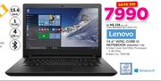 Lenovo 15.6" Intel Core i3 Notebook IDEAPAD 110