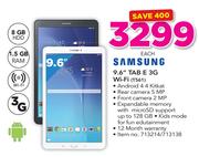 Samsung 9.6" Tab E 3G Wi-Fi T561-Each