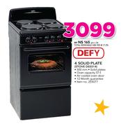 Defy 4 Solid Plate STOVE DSS514